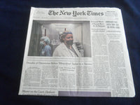 2022 JANUARY 16 NEW YORK TIMES - DEMOCRATS FACE COSTLY NEW SLOG ON VOTING CURBS