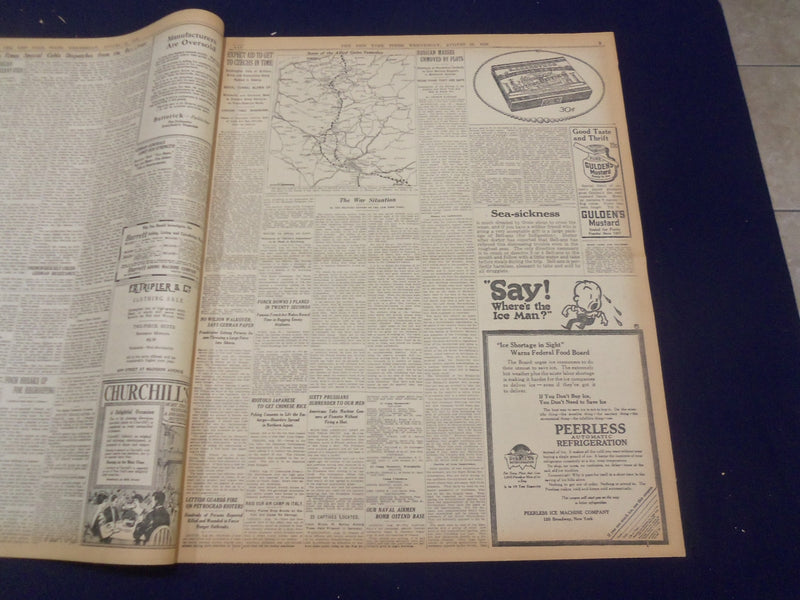 1918 AUGUST 21 NEW YORK TIMES - FRENCH TAKE 8,000 PRISIONERS - NT 9205