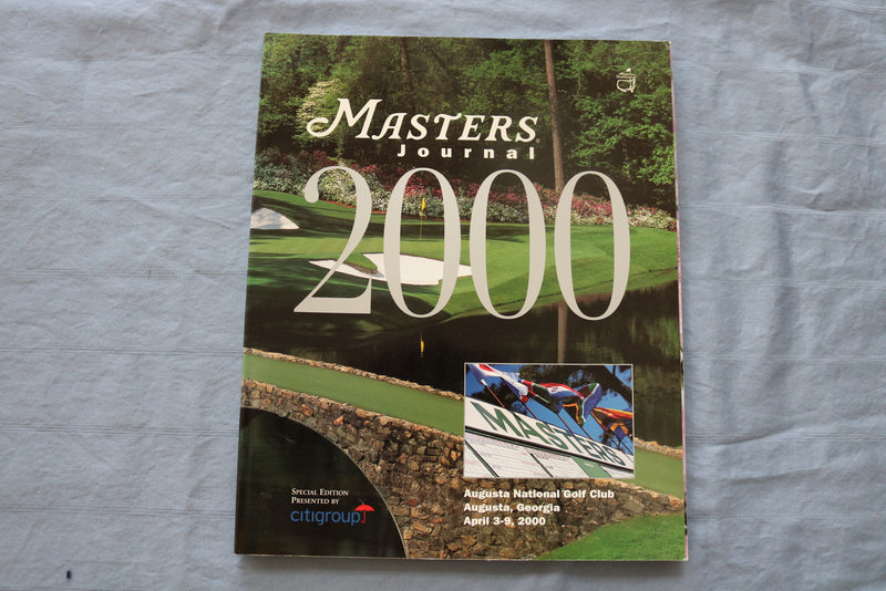 2000 MASTERS JOURNAL PROGRAM - AUGUSTA NATIONAL GOLF CLUB- AUGUSTA, GA-SP 4868Z