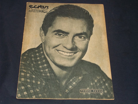 1950 #1038 ECRAN SPANISH MAGAZINE - TYRONE POWER COVER - E 26082