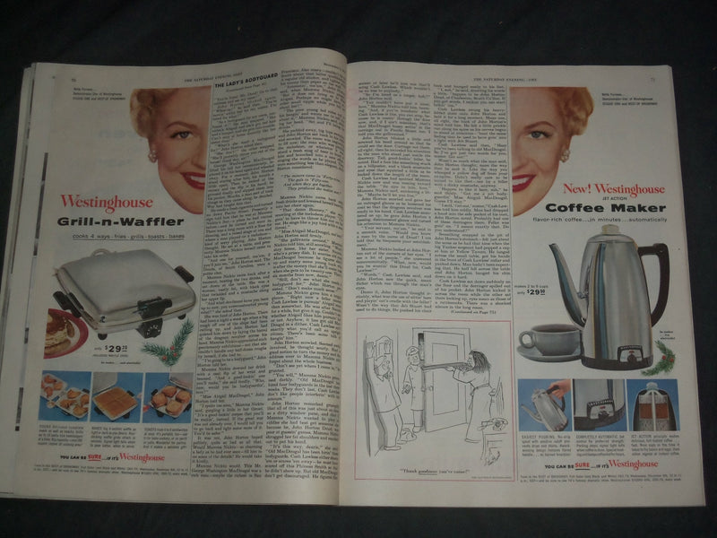 1954 DECEMBER 4 THE SATURDAY EVENING POST MAGAZINE - ILLUSTRATED COVER- SP 2480H