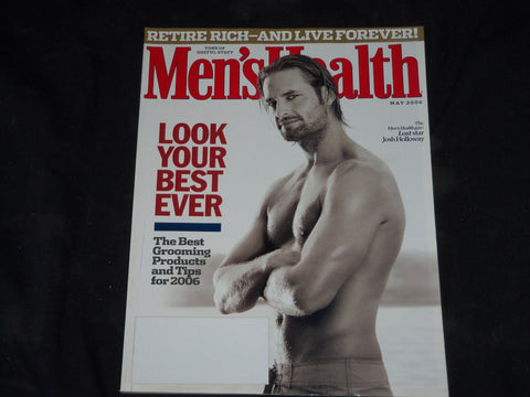 2006 MAY MEN'S HEALTH MAGAZINE - JOSH HOLLOWAY COVER - B 452