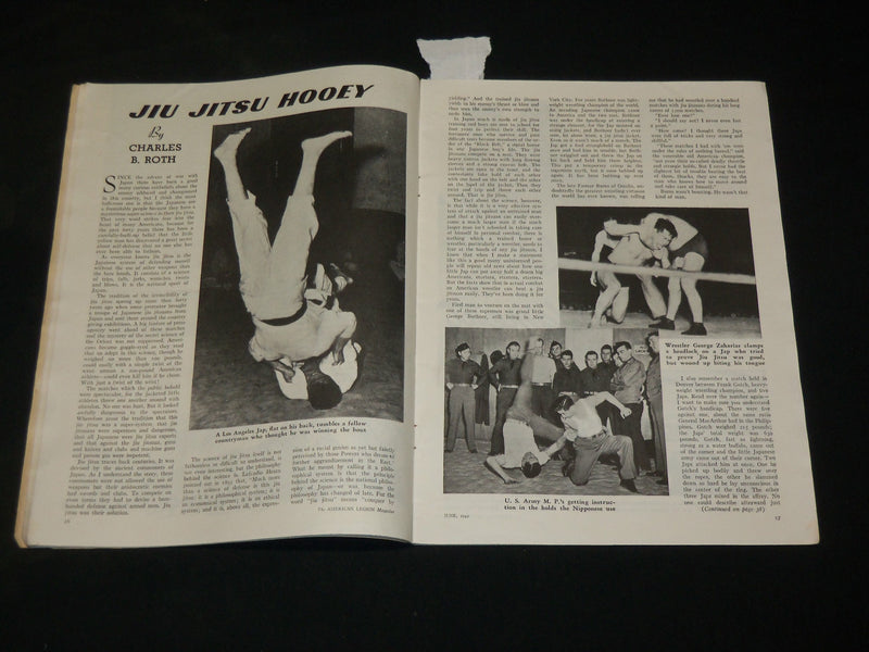 1942 JUNE THE AMERICAN LEGION MAGAZINE - WWII COVER - J 6096