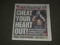 2017 FEBRUARY 6 NEW YORK POST NEWSPAPER - NEW ENGLAND PATRIOTS WIN SUPER BOWL