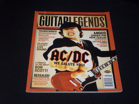 #78 GUITAR LEGENDS MAGAZINE - AC/DC SPECIAL COLLECTOR'S ISSUE - E 320