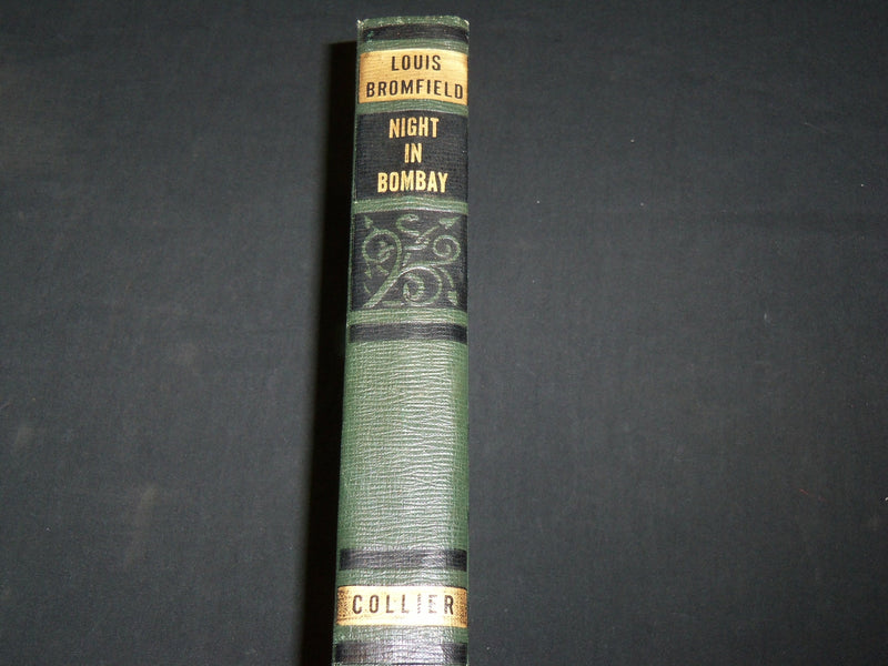 1940 NIGHT IN BOMBAY HARDCOVER BOOK BY LOUIS BROMFIELD - KD 2770E