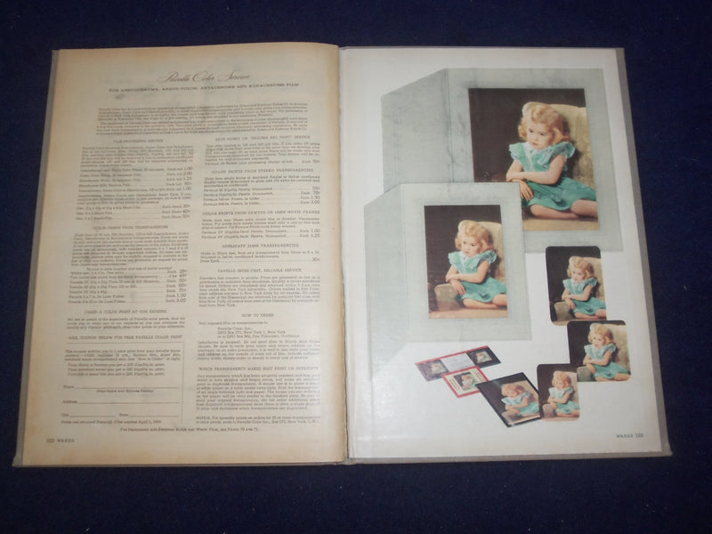 1955 MONTGOMERY WARD PHOTOGRAPHIC CATALOG - HARDCOVER - R 96T