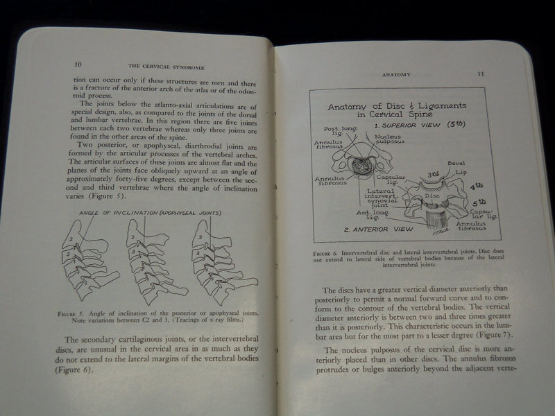 1956 THE CERVICAL SYNDROME SOFTCOVER BOOK BY RUTH JACKSON M. D. - KD 7665