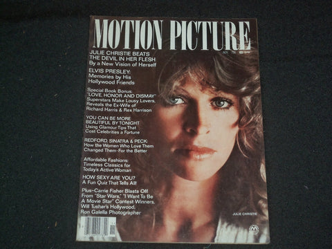 1976 NOVEMBER MOTION PICTURE MAGAZINE - ELVIS PRESLEY- JULIE CHRISTIE - ST 6301