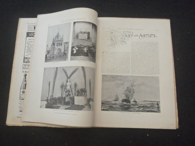 1894 APRIL 14 THE ILLUSTRATED AMERICAN MAGAZINE - WILLIAM D. HOWELLS - SP 5190R
