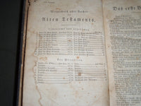 1852 DIE BIBEL OBER GANZE HEILIGE SCHRIFT GERMAN HARDCOVER BOOK - KD 4480