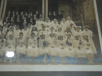 1800'S-1900'S SCHOOL CLASS PHOTO FRAMED - 22 1/2
