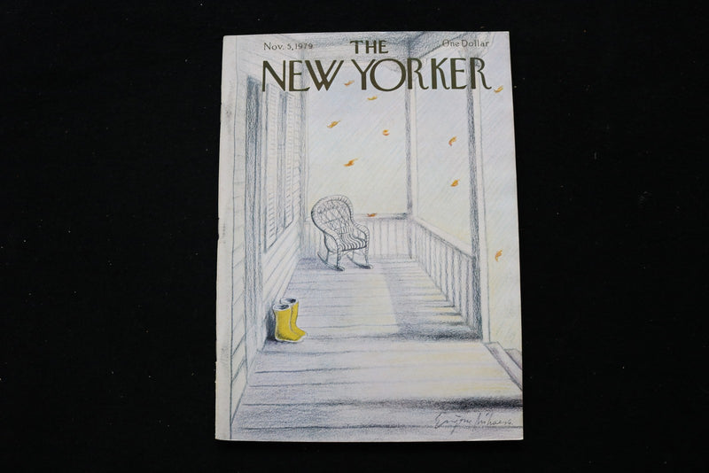 1979 NOVEMBER 5 NEW YORKER MAGAZINE - GREAT ILLUSTRATED COVER - NY 2979
