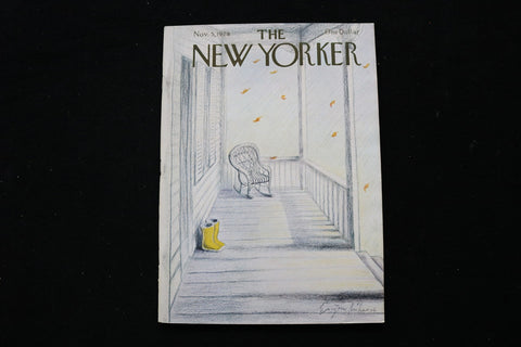 1979 NOVEMBER 5 NEW YORKER MAGAZINE - GREAT ILLUSTRATED COVER - NY 2979