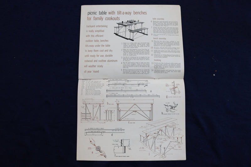 1959 PETER LIND HAYES HOME WORKSHOP SOFTCOVER BOOKLET - K 808