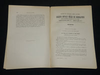 1905-1914 SOCIETE ROYALE BELGE GEOGRAPHIE BULLETIN MAGAZINE LOT OF 44 - WR 284G