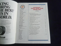 1991 OCTOBER 4-6 BOSCH SPARK PLUG GRAND PRIX RACING PROGRAM - SP 3990V