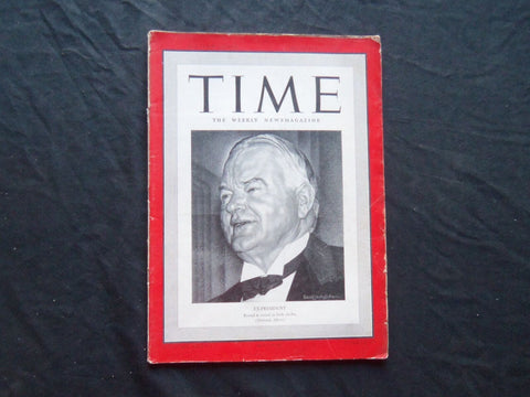 1939 DECEMBER 18 TIME MAGAZINE - HERBERT HOOVER - T 691