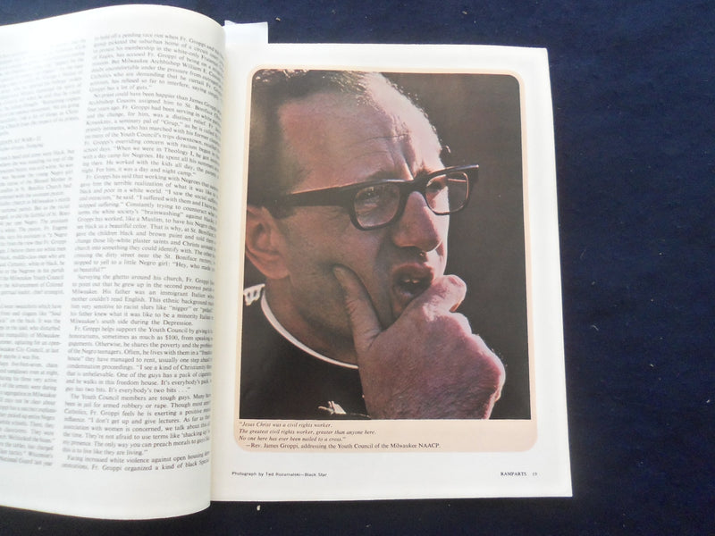 1967 NOVEMBER RAMPARTS MAGAZINE - LEFT WING CATHOLICS COVER - SP 5540X