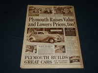 1938 OCTOBER 30 THE PITTSBURGH PRESS SUNDAY ROTO SECTION - DAY DREAMER - NP 4496
