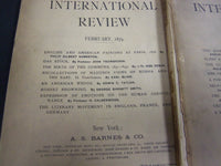 1879 THE INTERNATIONAL REVIEW MAGAZINE LOT OF 8 - GREAT ARTICLES - WR 864