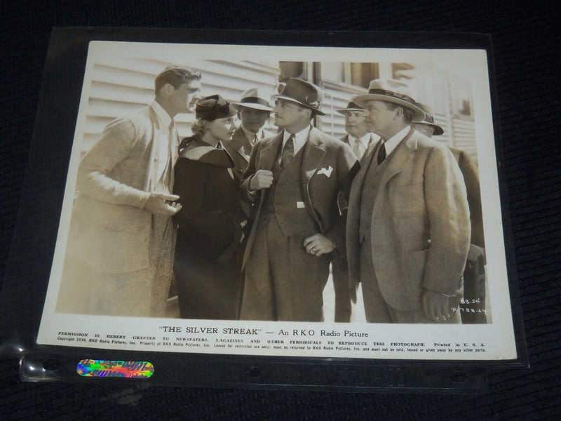 1934 THE SILVER STREAK MOVIE STILLS LOT OF 3 PHOTOS - 8x10 - #81