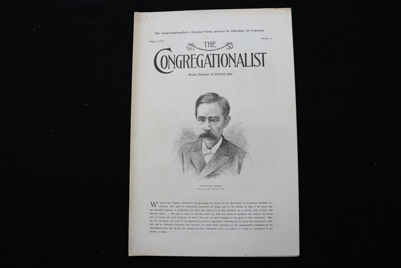1895 FEBRUARY 28 THE CONGREGATIONALIST MAGAZINE - JOSEPH HARDY NESSIMA - K 2331