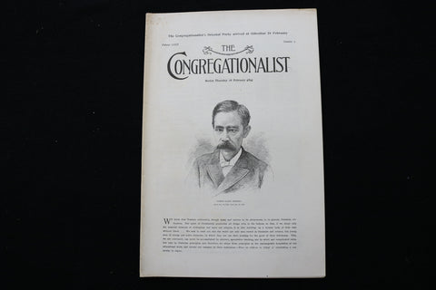 1895 FEBRUARY 28 THE CONGREGATIONALIST MAGAZINE - JOSEPH HARDY NESSIMA - K 2331