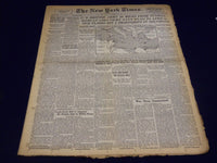 1942 NOV 13 NEW YORK TIMES - U. S. BRITISH 50 MILES FROM TUNISIA - NT 1172