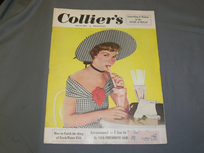 1951 JUNE 9 COLLIER'S MAGAZINE - ACCUSTOMED AS I AM TO PUBLIC SPEAKING - B 6434