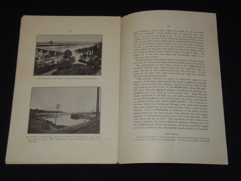 1905 PARKS AND PARKWAYS BY ANDREW WRIGHT CRAWFORD - LESLIE MILLER - J 7975