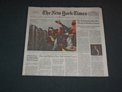 2019 FEBRUARY 24 NEW YORK TIMES - TANTALIZING OPERATIVE PIVOTAL TO MULLER