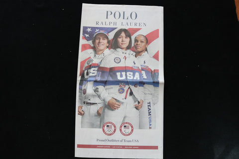 2024 POLO RALPH LAUREN TEAM USA NEWSPAPER ADVERTISEMENT SECTION - E 26433