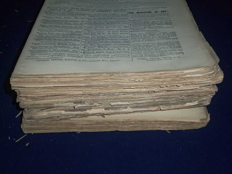 1881 THE ACADEMY WEEKLY REVIEW OF LITERATURE LOT OF 51 ISSUES - LONDON - O 2380