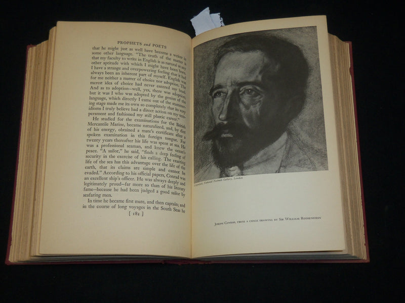 1935 PROPHETS AND POETS HARDCOVER BOOK BY ANDRE MAUROIS - FIRST EDITION- KD 6551