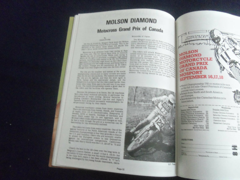 1977 JULY 1-3 MOLSON DIAMOND INDY RACING PROGRAM - SP 3804J