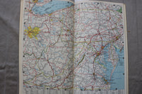 1964 HAMMOND ROAD ATLAS OF THE UNITED STATES - WORLD'S FAIR EDITION - K 3458