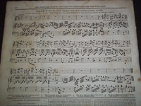 1835 THE NEW-YORK MIRROR NEWSPAPER LOT OF 29 - VOL 12-13- SHEET MUSIC+ - NP 1495