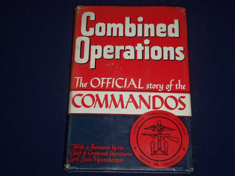 1943 COMBINED OPERATIONS STORY OF COMMANDOS BOOK - NICE PHOTOS - KD 2254