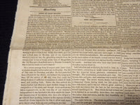 1849 NOVEMBER WESTERN WORLD NEWSPAPER - ASTOR PLACE RIOT - NP 3879N