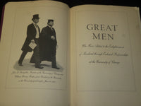 1930'S GREAT MEN UNIVERSITY OF CHICAGO SOFTCOVER BOOK - JC 43