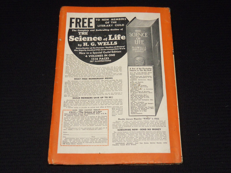 1934 NOVEMBER CURRENT HISTORY MAGAZINE - ALLAN NEVINS - JAPAN'S CASE - SP 4862O