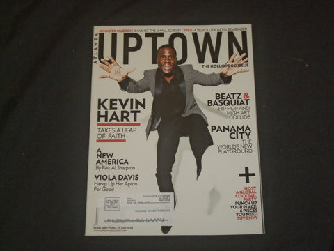 2012 FEBRUARY/MARCH UPTOWN MAGAZINE - KEVIN HART COVER - B 1028