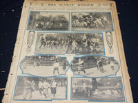1909 THE BOSTON HERALD SUNDAY MAGAZINE SECTIONS LOT OF 21 - NICE PHOTOS - UP 94