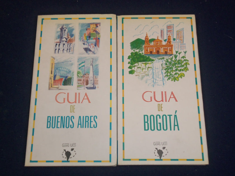 1980'S-1990'S GUIAS TURISTICAS UCCI LOT OF 18 SPANISH GUIDES - PHOTOS - KD 1508