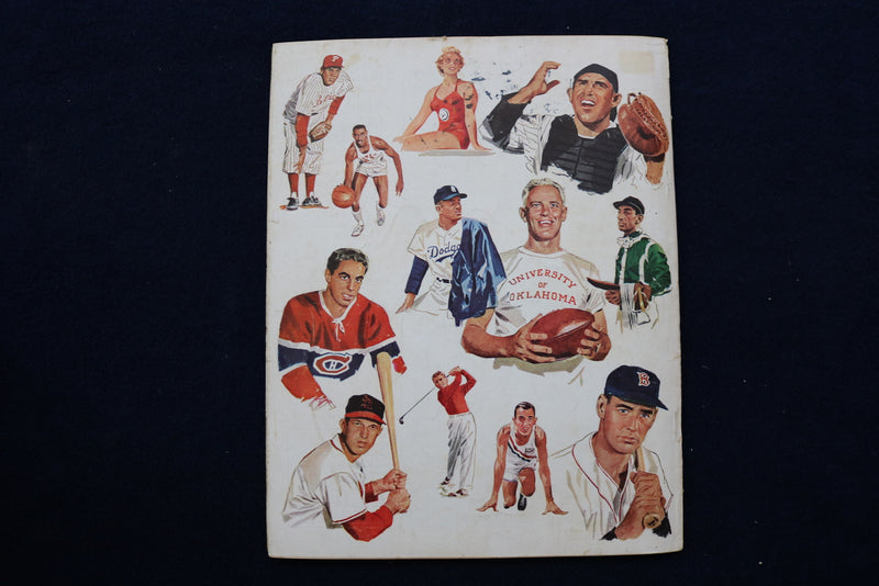 1957 WHO'S WHO IN SPORTS MAGAZINE - MANTLE-COUSY-PATTERSON COVER - E 11883