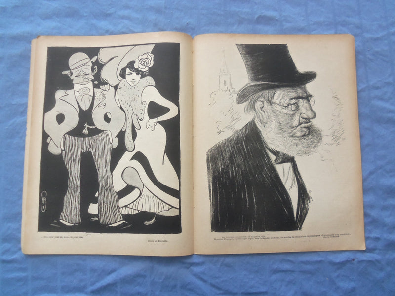 1901 APRIL 27 LE SOURIRE MAGAZINE - ILLUSTRATED COMEDY - FRENCH TEXT - SP 4864N