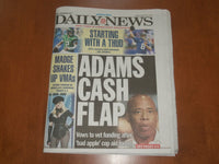 2021 SEPTEMBER 13 NEW YORK DAILY NEWS NEWSPAPER - ERIC ADAMS, BAD COPS DONATIONS