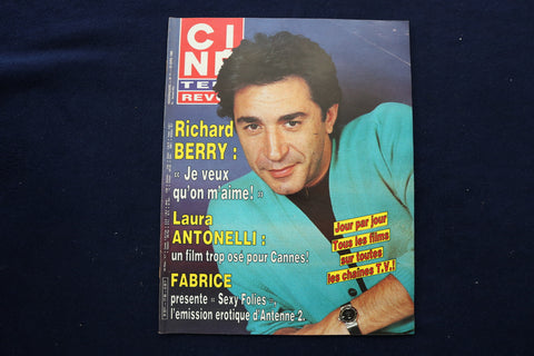 1986 APRIL 24 CINE TELE REVUE MAGAZINE - RICHARD BERRY COVER - E 11980