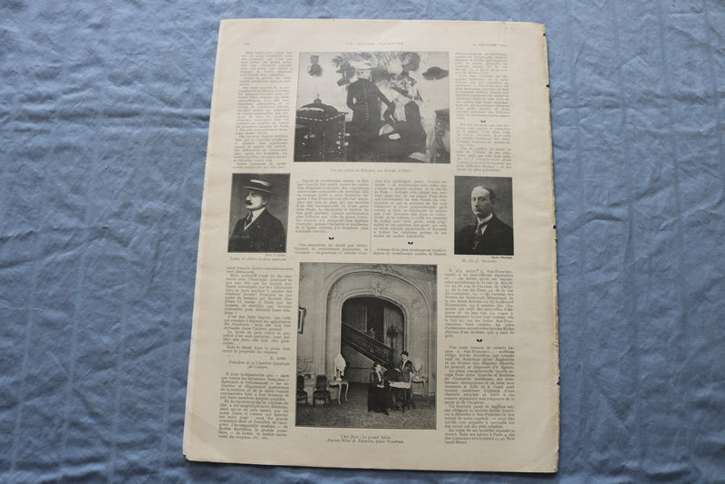 1915 DEC 25 LE MONDE ILLUSTRE MAGAZINE-LES PERPLEXITES DE L'HEURE-FRENCH-NP 8437